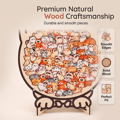 🔥Limited time offer！Wooden Animal Stacking Puzzle