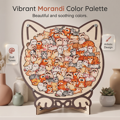 🔥Limited time offer！Wooden Animal Stacking Puzzle