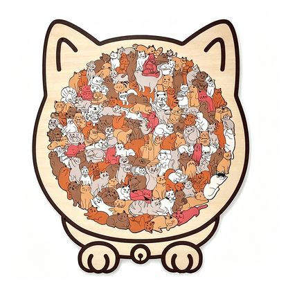🔥Limited time offer！Wooden Animal Stacking Puzzle