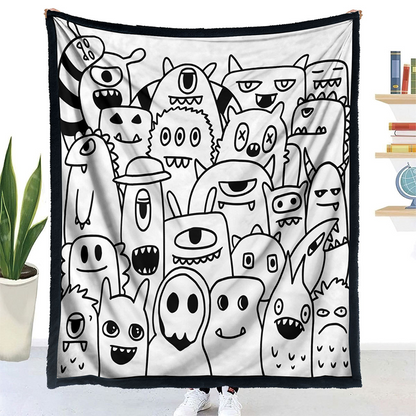 ✨Last Day 49% OFF🎨DIY Coloring Blanket with Markers🎁Perfect Gift For Family & Friends