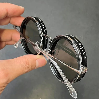 1-9 Gears Adjustable Polarized Sunglasses with UV Protection