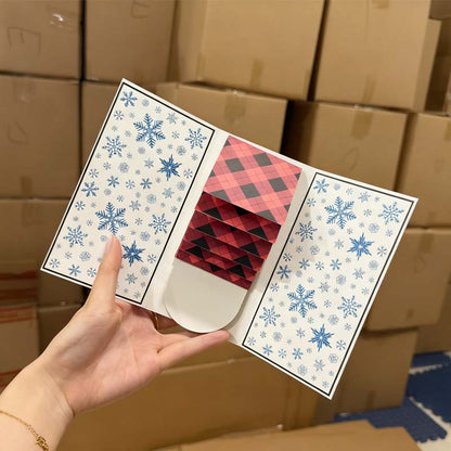 Creative Christmas Waterfall Gift Card Booklet