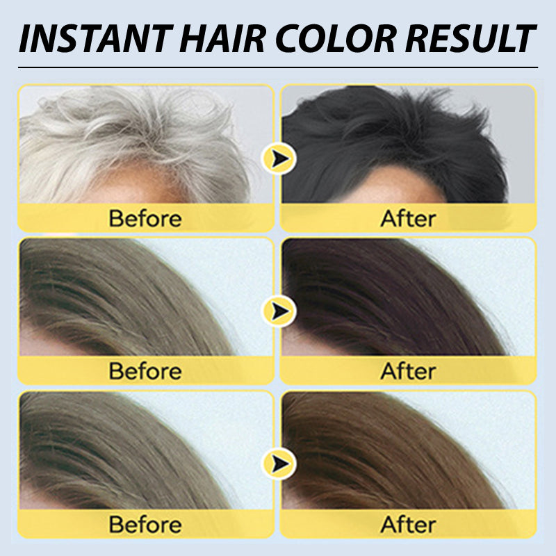 🎉50% Off! 👩 Herbal Extract Instant Hair Color Shampoo for Men & Women