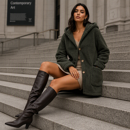 🔥LAST DAY SALE 50% OFF!!⚡50K+ SOLD!Women's Cozy Warm Hooded Jacket