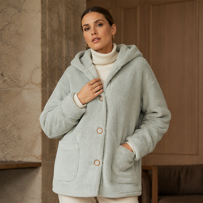 🔥LAST DAY SALE 50% OFF!!⚡50K+ SOLD!Women's Cozy Warm Hooded Jacket
