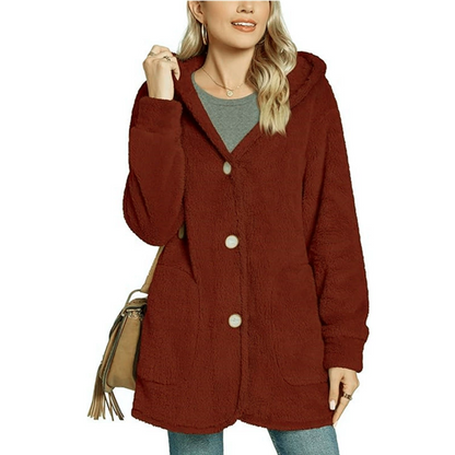 🔥LAST DAY SALE 50% OFF!!⚡50K+ SOLD!Women's Cozy Warm Hooded Jacket
